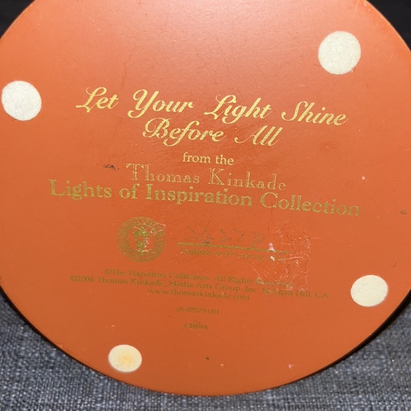Very limited edition only 95 castings of Thomas Kincaid lights of inspiration’04 - Picture 3 of 8